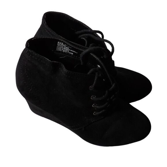 AZ Lilly Heeled‎ Black Booties 8.5 m - Picture 1 of 7